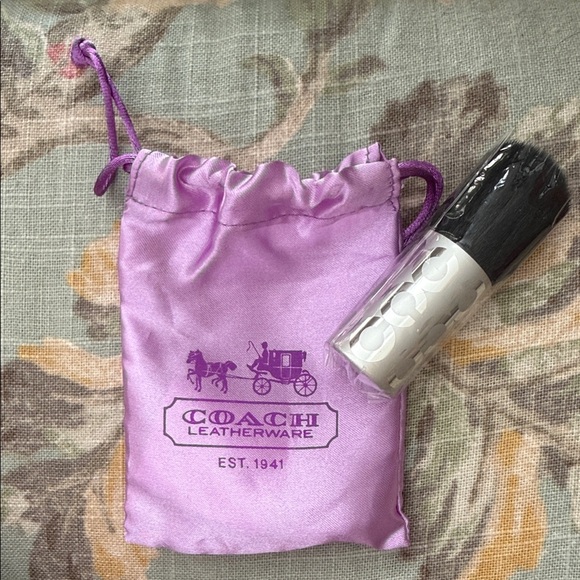 Coach Other - Coach Women's Make Up Brush in Purple Dust Bag